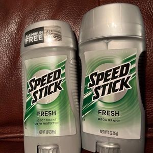 Pack of 2 Speed Stick Antiperspirant Deodorant for Men, Fresh, 3 Oz..